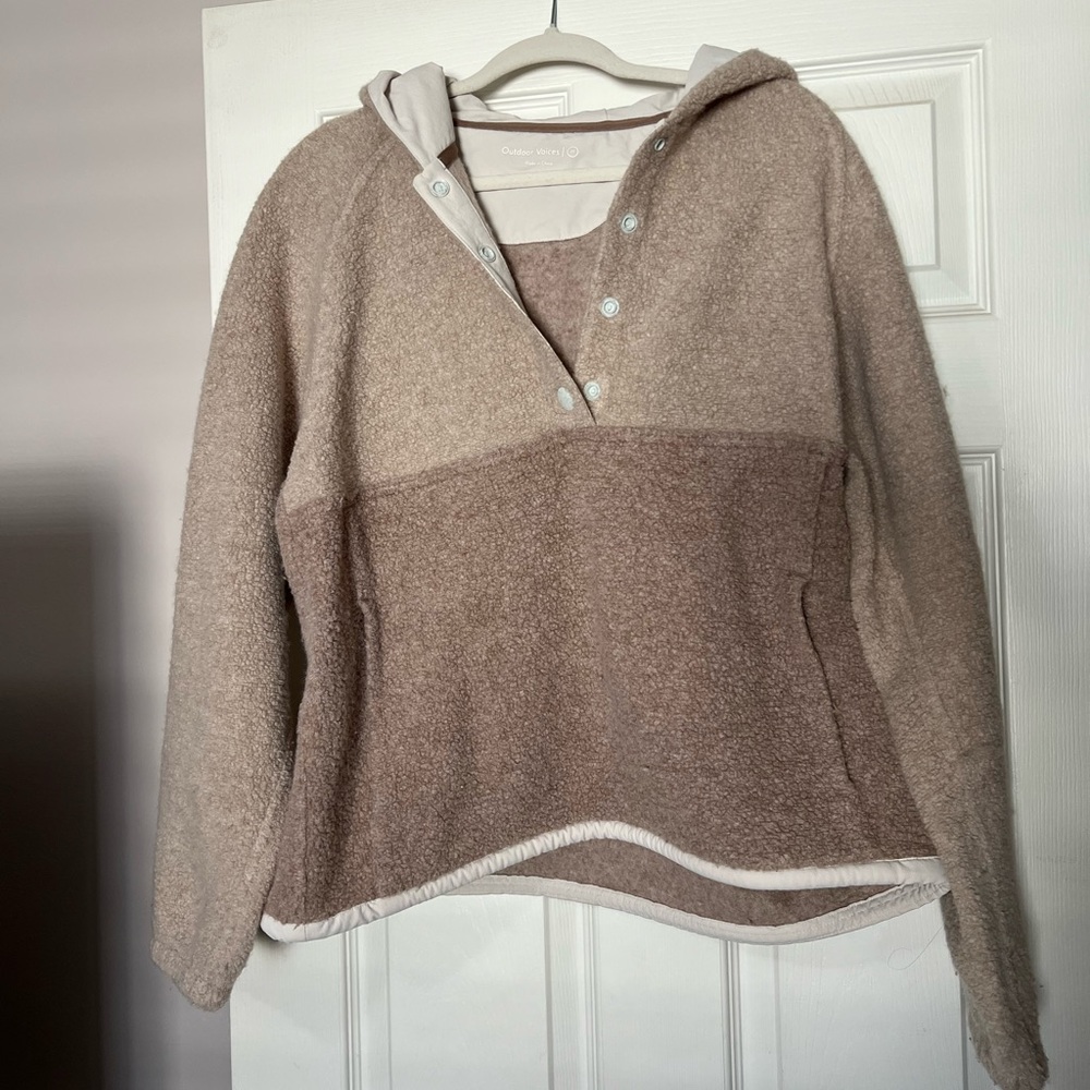 Outdoor voices mega fleece hoodie